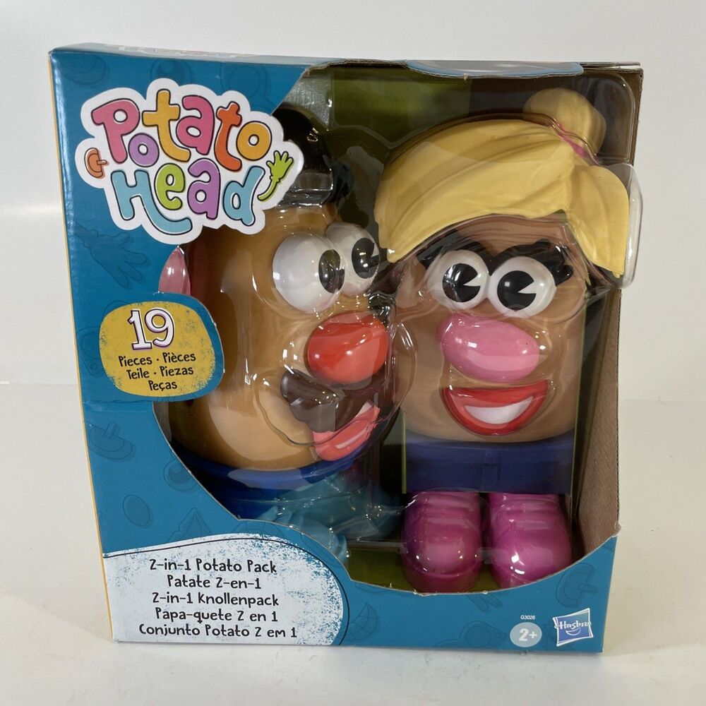 Potato Head 2-in-1 Pack With 19 Pieces New Sealed